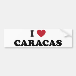 Pegatina Para Coche I corazón Caracas Venezuela