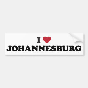 Pegatina Para Coche I corazón Johannesburg Suráfrica