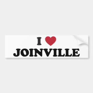 Pegatina Para Coche I corazón Joinville el Brasil