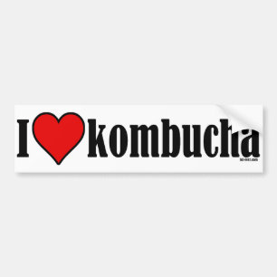 Pegatina Para Coche I corazón Kombucha