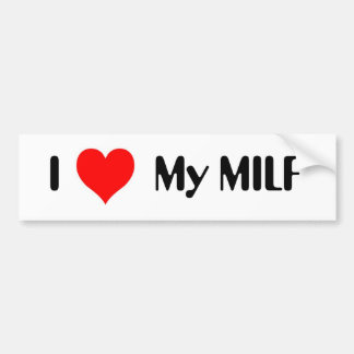 Pegatina Para Coche I corazón mi MILF