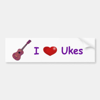 Pegatina Para Coche I (corazón) Ukes