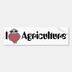 Pegatina Para Coche I extranjero de la agricultura del amor del