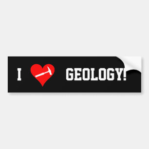 Pegatina Para Coche ¡I geología del corazón!