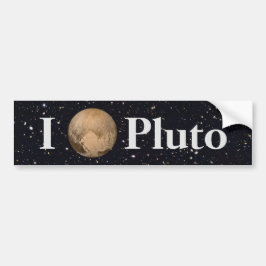 Pegatina Para Coche I Heart Pluto Starry Sky