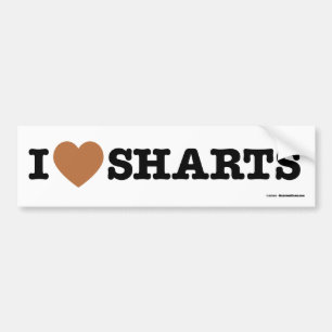 Pegatina Para Coche I Heart Sharts