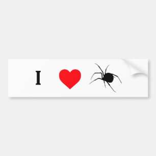 Pegatina Para Coche I Heart Spiders