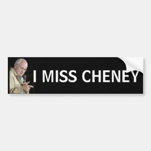 Pegatina Para Coche I humor político divertido de SRTA. CHENEY
