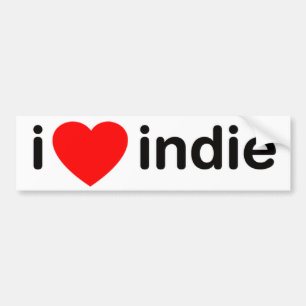 Pegatina Para Coche I indie del corazón