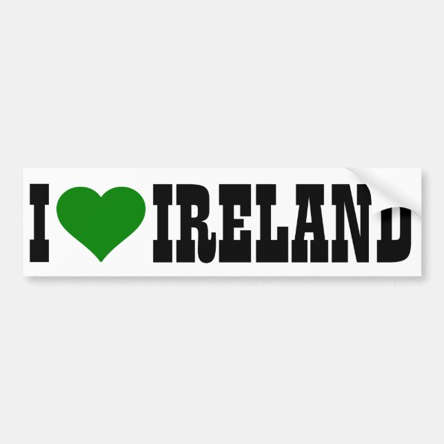 Pegatina Para Coche I. Irlanda (Frente)