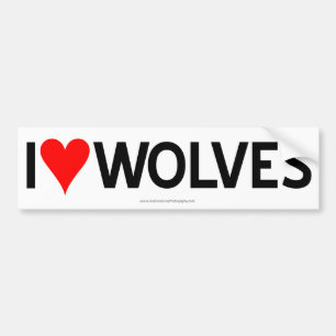 Pegatina Para Coche I lobos del corazón