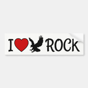 Pegatina Para Coche I Love Eagle Rock California Red Heart
