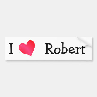 Pegatina Para Coche I Love Robert