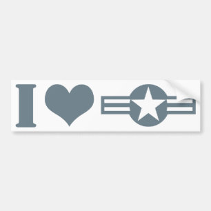 Pegatina Para Coche I Luv USA Bumper Sticker