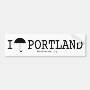 Pegatina Para Coche I paraguas Portland
