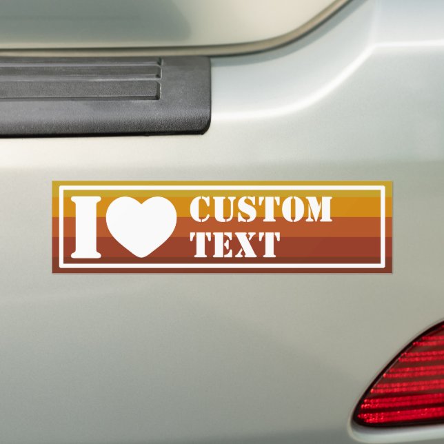 Pegatina Para Coche I Personalizado Cardíaco Vintage Retro (en coche)