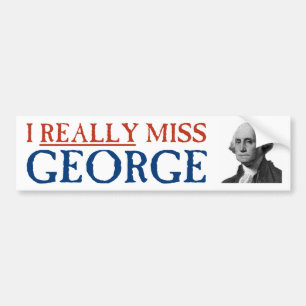 Pegatina Para Coche I realmente Srta. George Washington