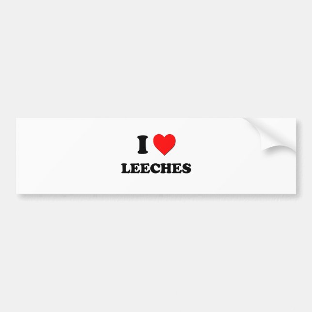 Pegatina Para Coche I sanguijuelas del corazón (Frente)