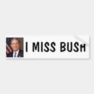 PEGATINA PARA COCHE I SRTA. BUSH