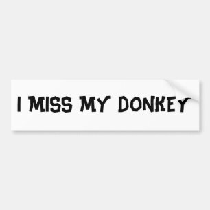 PEGATINA PARA COCHE I SRTA. MY DONKEY
