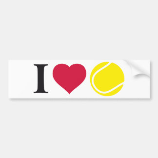 Pegatina Para Coche i tennis love