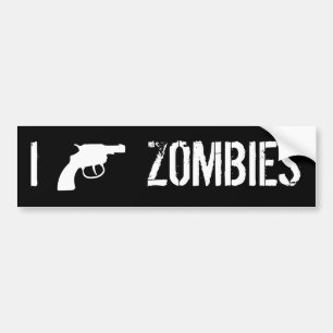 Pegatina Para Coche I zombis del revólver