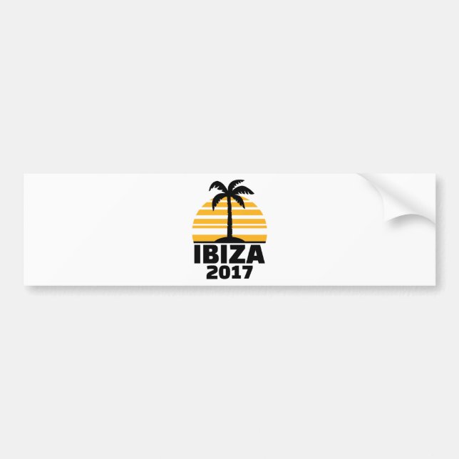 Pegatina Para Coche Ibiza 2017 (Frente)