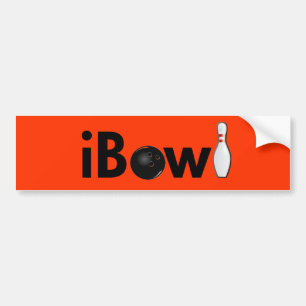 Pegatina Para Coche iBowl (perno de la bola)