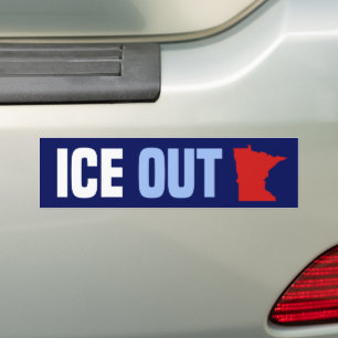 Pegatina Para Coche ICE Fuera de Minnesota protesta anti-ICE