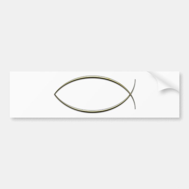 Pegatina Para Coche Ichthus (Frente)