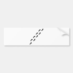 Pegatina Para Coche icono de las huellas
