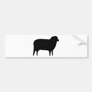 Pegatina Para Coche icono de las ovejas negras