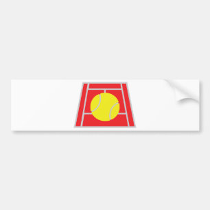Pegatina Para Coche icono del campo de tenis