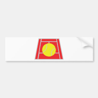 Pegatina Para Coche icono del campo de tenis