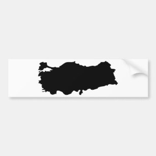 Pegatina Para Coche Icono del contorno de Turquía