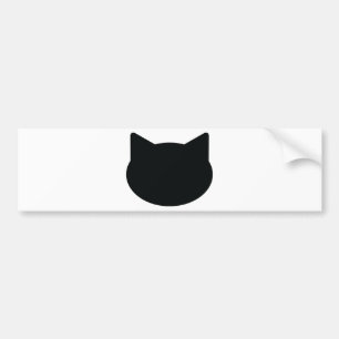 Pegatina Para Coche icono del contorno del gato