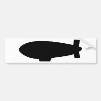 Pegatina Para Coche icono del dirigible del zepelín