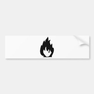 Pegatina Para Coche icono del fuego