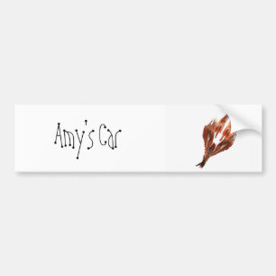 Pegatina Para Coche icono del logotipo de la pluma, el coche del Amy