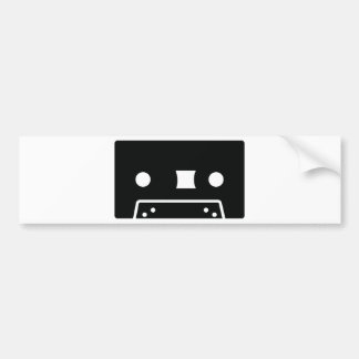 Pegatina Para Coche icono negro de la cinta del oldschool