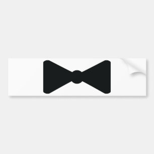 Pegatina Para Coche icono negro de la pajarita