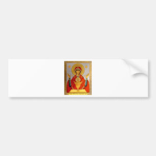Pegatina Para Coche icono religioso Maria santa y niño