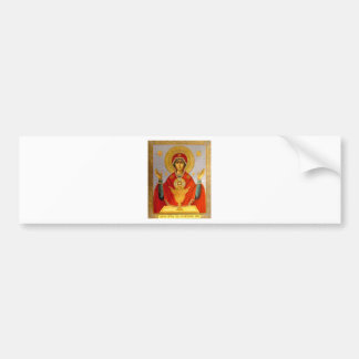 Pegatina Para Coche icono religioso Maria santa y niño