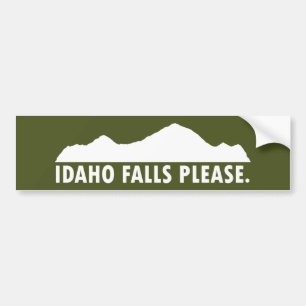Pegatina Para Coche Idaho Falls Por favor