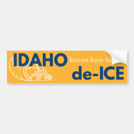 Pegatina Para Coche Idaho political bumper sticker