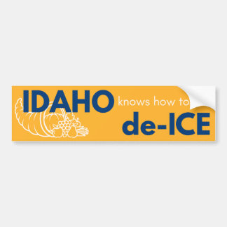 Pegatina Para Coche Idaho political bumper sticker