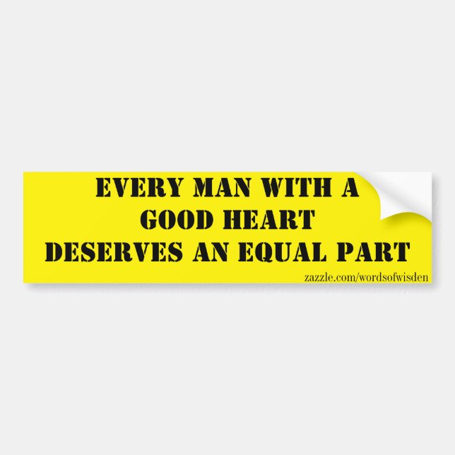 Pegatina Para Coche Igualdad (Frente)