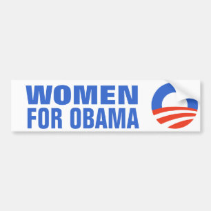 Pegatina Para Coche Igualdad de salario de las mujeres para Obama 2012