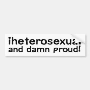 Pegatina Para Coche iheterosexual