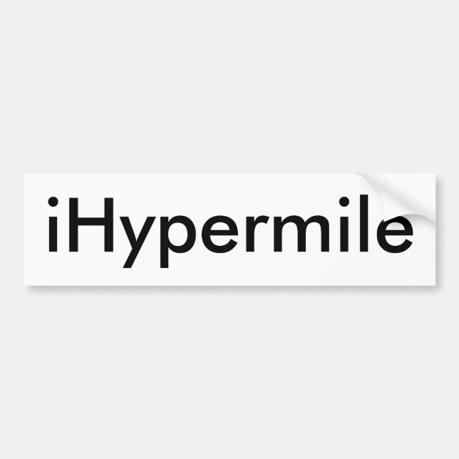 Pegatina Para Coche iHypermile (Frente)